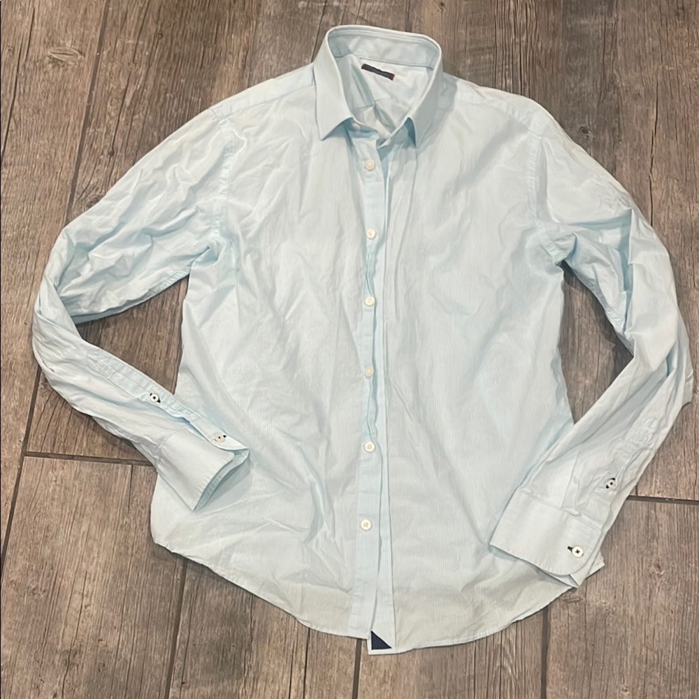 UNTUCKit Blue Dress Shirt Classic Style